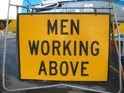 Men above